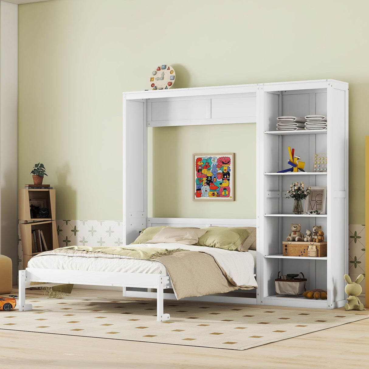 Murphy Wall Bed With Shelves