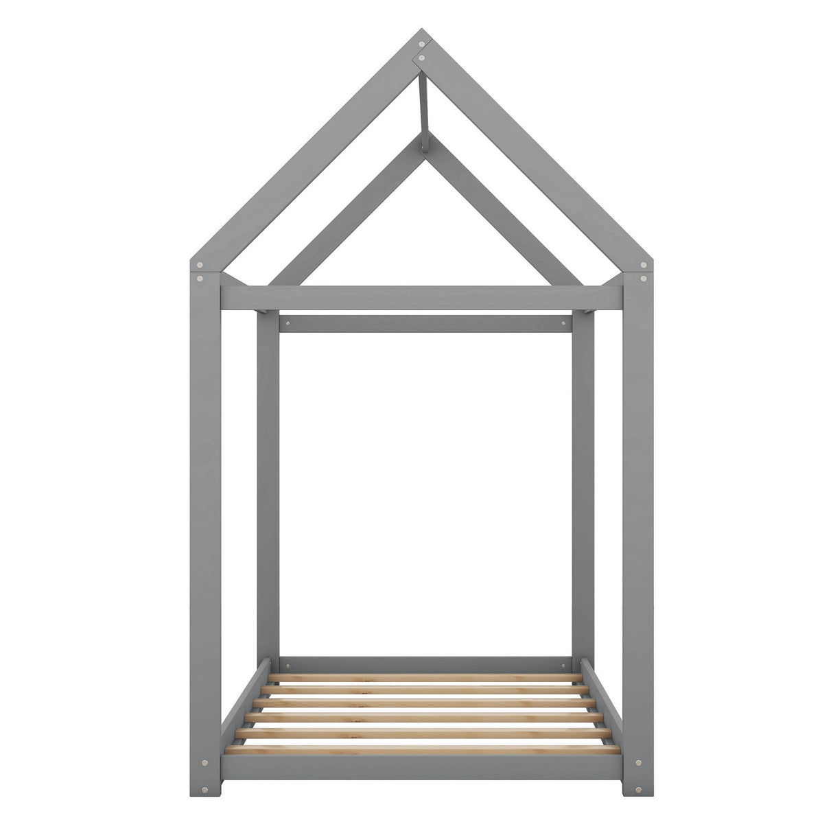 Wooden House Shaped Bed