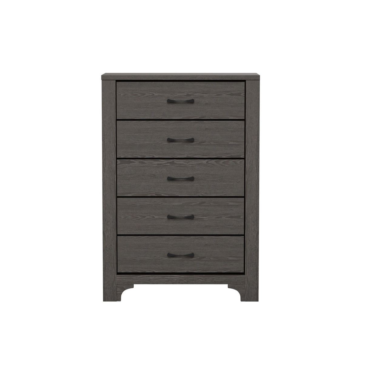 5 Drawer Dresser - Gray / Brown