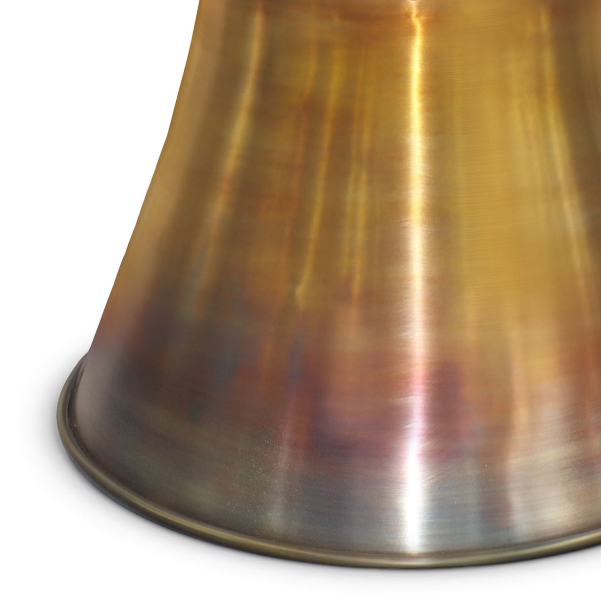 Kenton - Side Table - Tarnished Brass