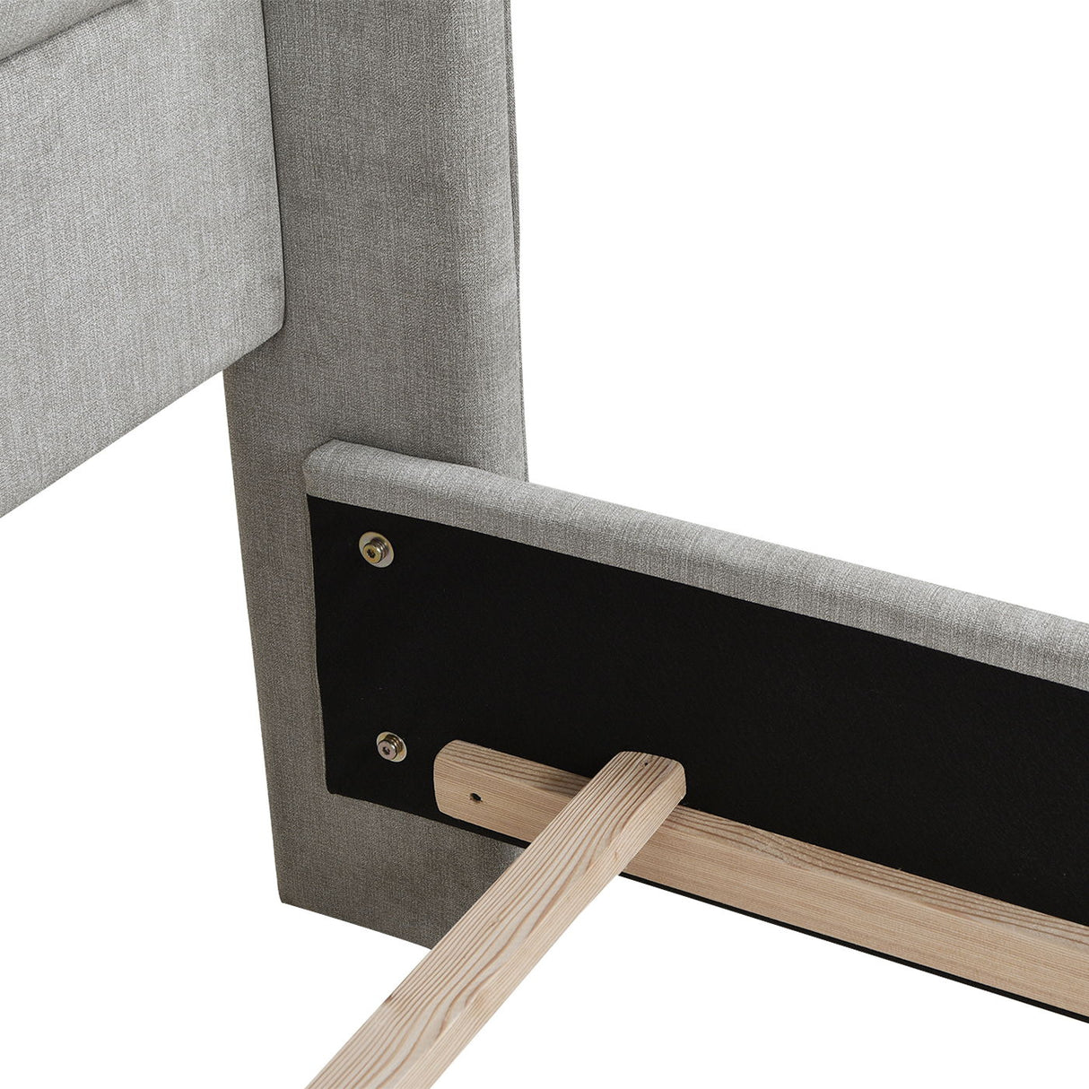 Carmen - Upholstered Wingback Panel Bed Frame