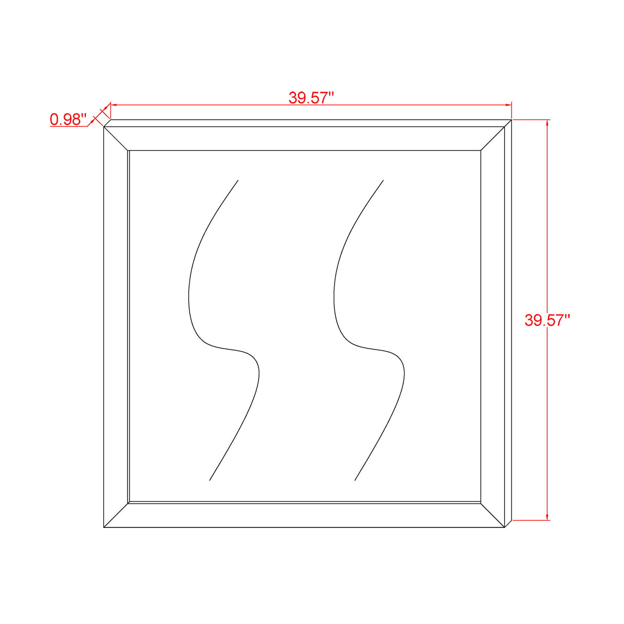 Maloise - Mirror - White