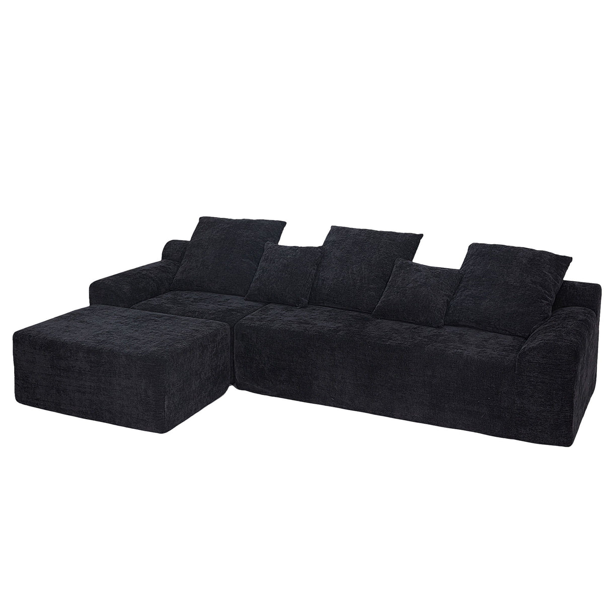 Modern L Shaped Sectional Sofa With Adjustable Configurations