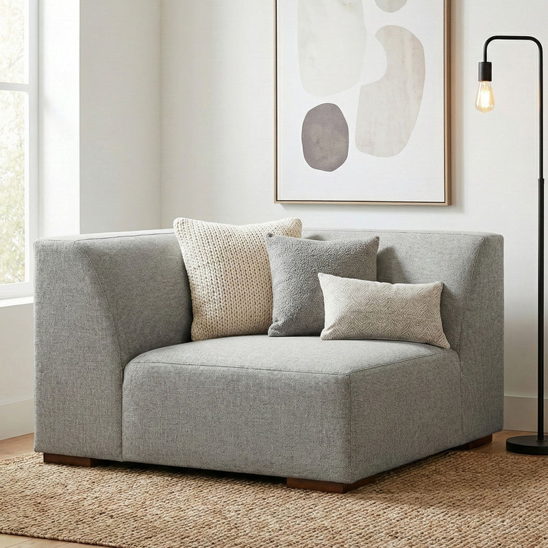 Rex - Corner Sofa Module - Gray