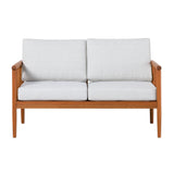 Contemporary Cushioned Patio Triple Lounge