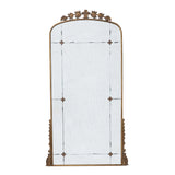 Lavish - Full Length Mirror, AntiqueMetal Floor Mirror For Living Room, Bedroom - Gold