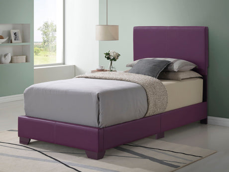 Twin Bed Stylish - Lively Purple Hue