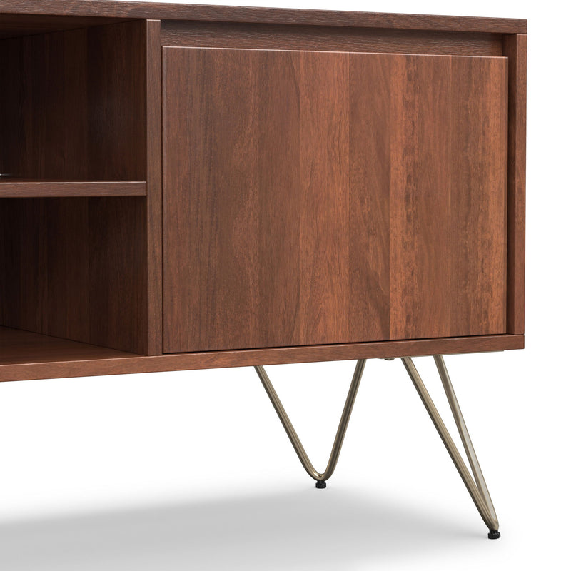 Hunter - TV Media Stand - Umber Brown Stain