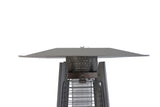 40, 000 Btu Propane Standing Patio Heater Stainless Steel