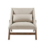 Chair With Removable Pillow - Brown