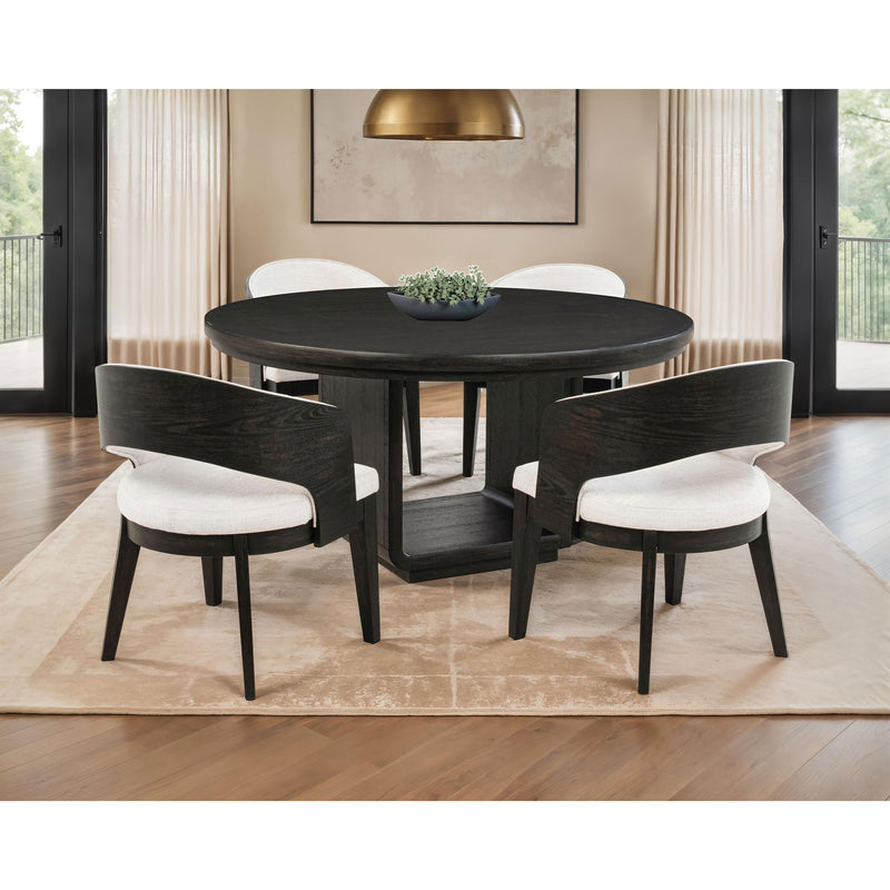 Bangor - Round Dining Table Set With Arm Chairs