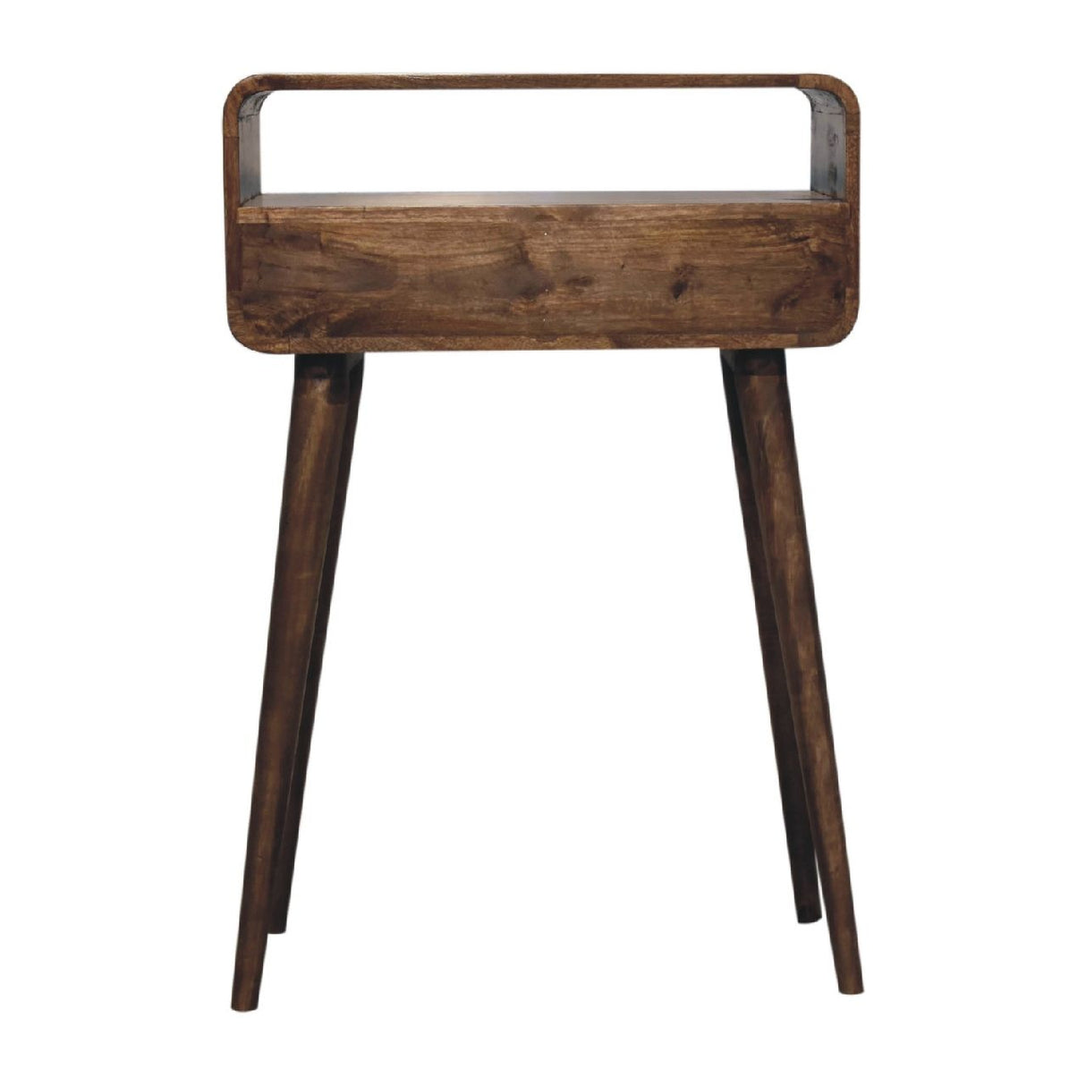 Solid Wood Curved Console Table