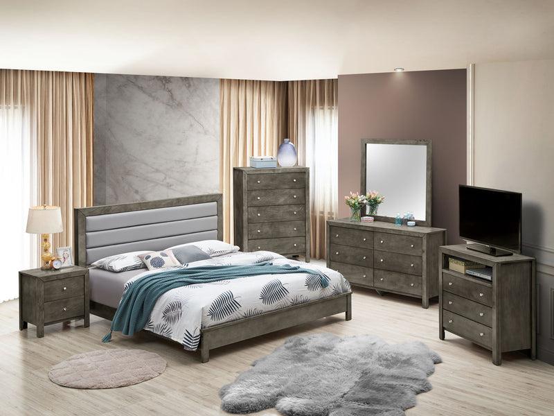 Transitional Modern Design Bed