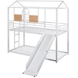 Metal Bunk Bed, Metal Housebed With Slide