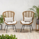 Calypso - Outdoor Chair With Water Resistance Cushion And Iron Frame