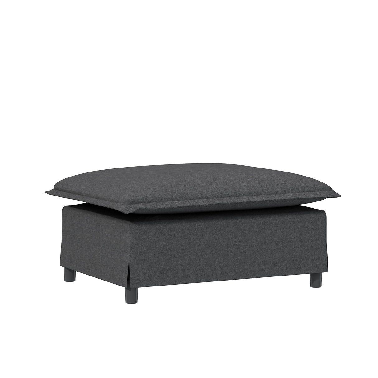 Sectional Sofa With Ottoman Cloud Couch Set With Throw Pillows, Free Combination