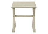 Compact Accent End Table, Square, Transitional