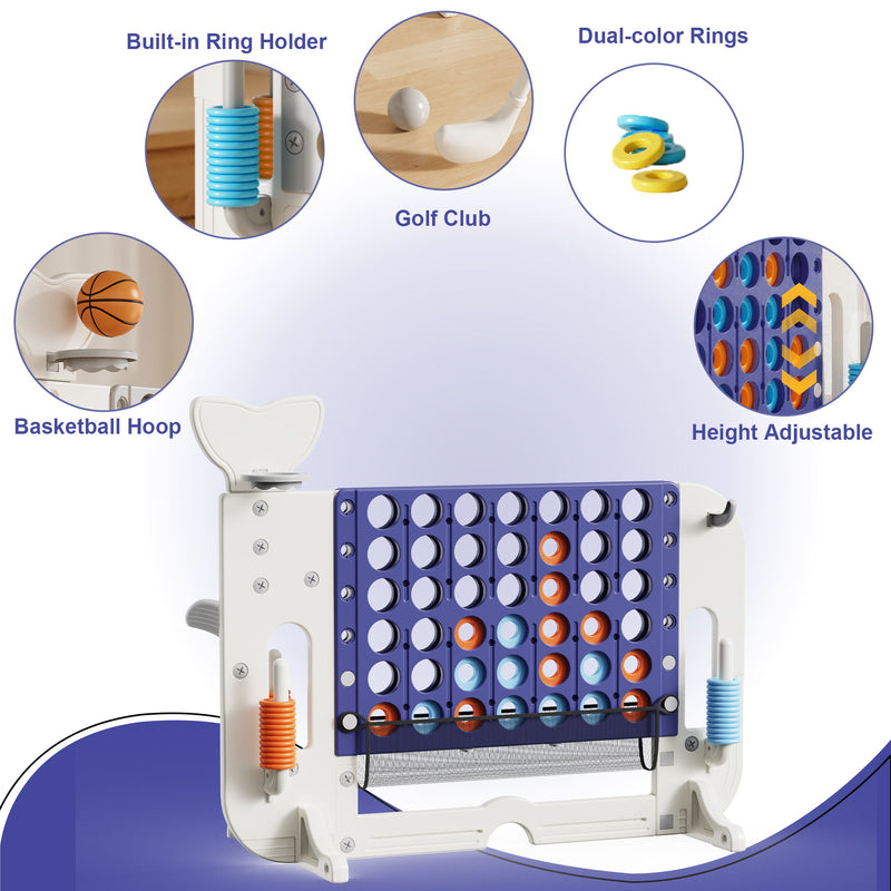 4 To Score Giant Game Set With Bag & Jumbo Connect 4