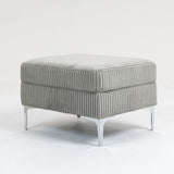 Modular Sectional Sofa Square Storage Ottoman