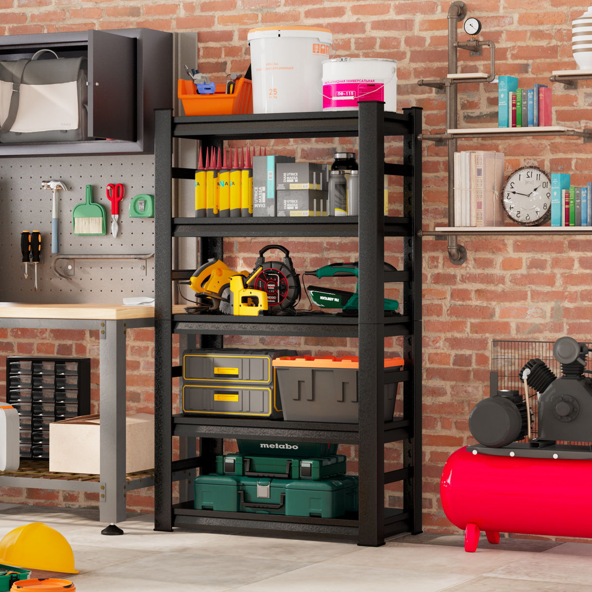 5 Tier Heavy Duty Shelving Unit Adjustable Shelving Units