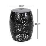 Modern Design Metal End Table, Large