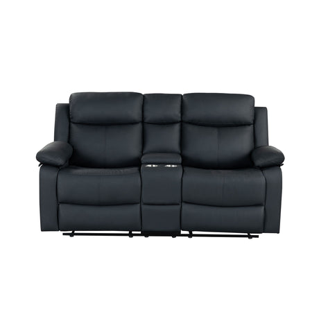 Blanche - Console Reclining Loveseat With LED Lights