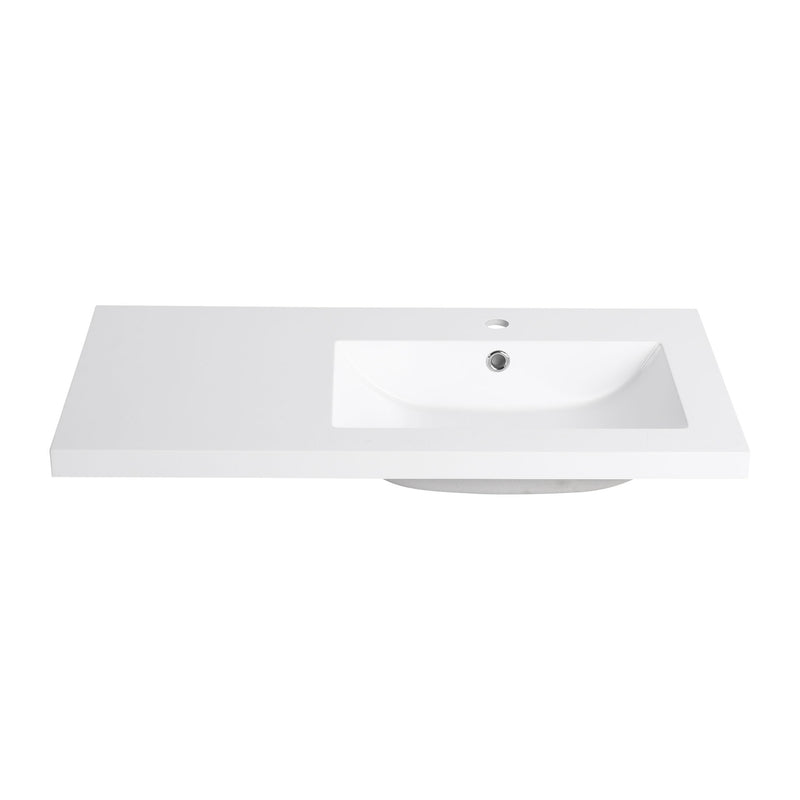 Bathroom Vanity Top With Integrated Sink