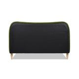 Roman - Curved Headboard Upholstered Platform Bed