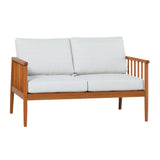 Contemporary Cushioned Patio Triple Lounge