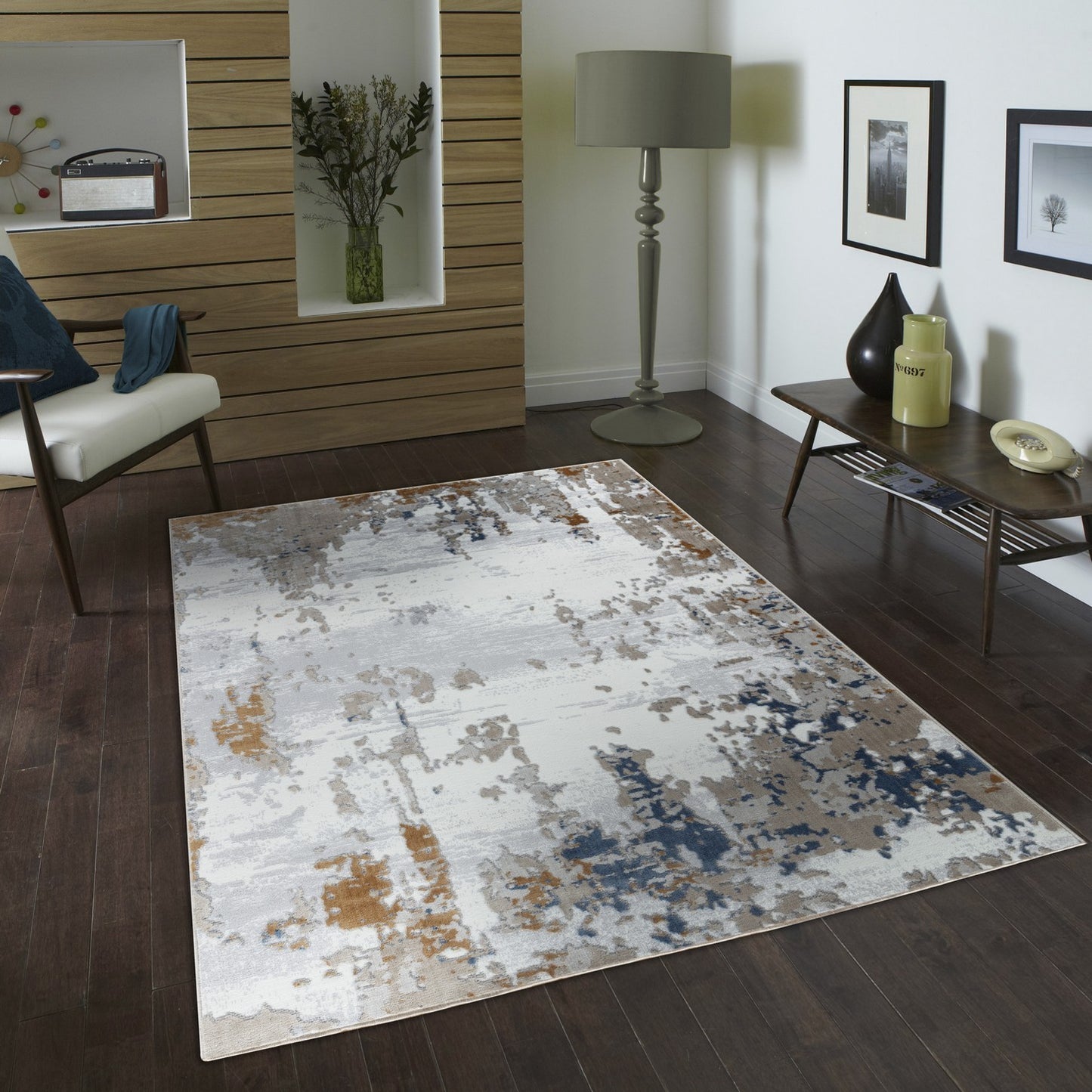 Textures GC_ART2003 Multi 7 ft. 10 in. x 9 ft. 10 in. Area Rug