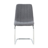 Modern Dining Chair With Metal Legs