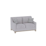 Loveseat With Casual Accent - Gray