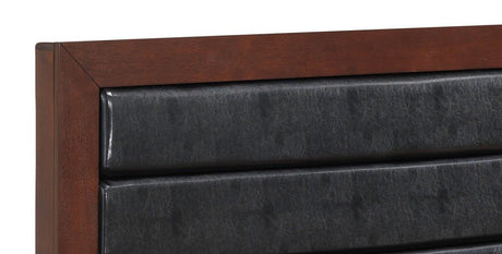 Full Storage Elegant Bed For Cozy Spaces - Cherry
