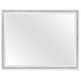 Almera - Glitter Mirror - White