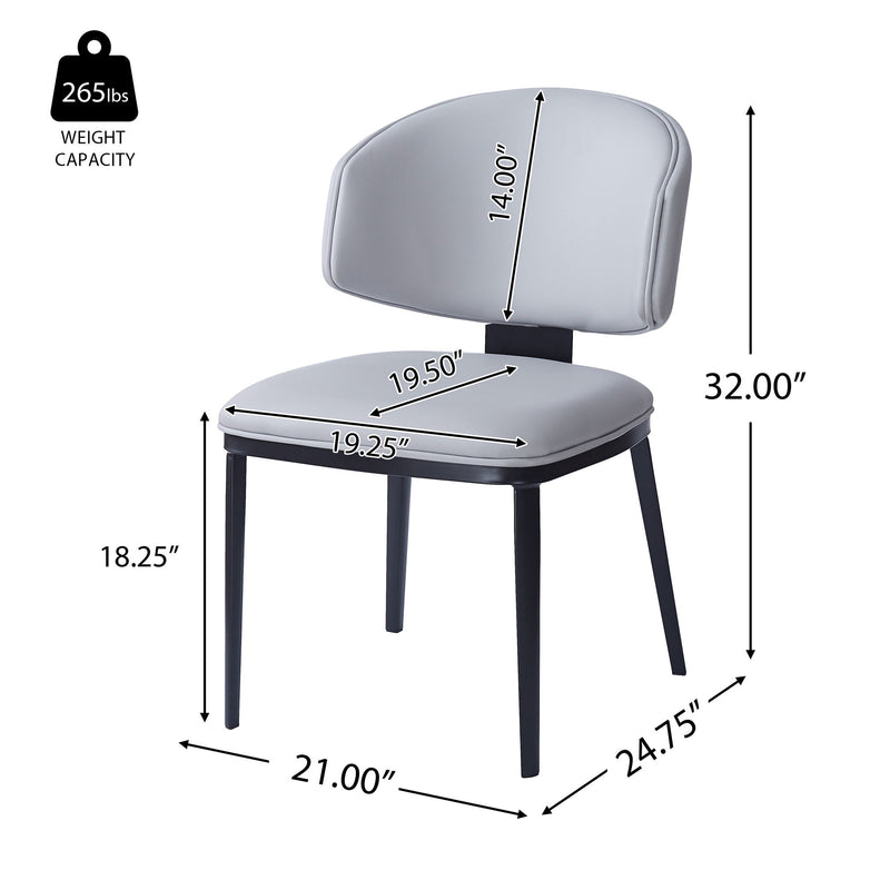 5 Pieces Modern And Metal Dining Set