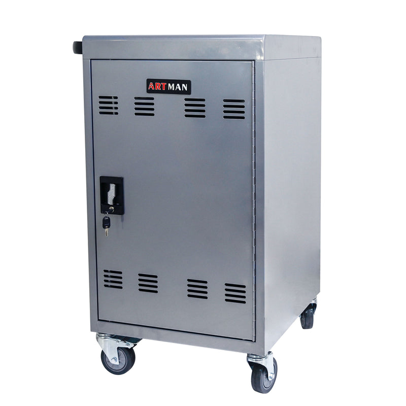 Mobile Charging Cart Station For book, Tablet And Laptop Computer With Power Strip Included