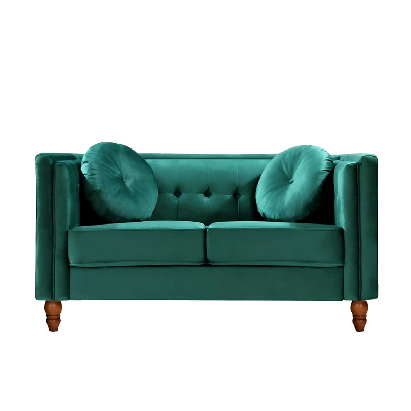 Chesterfield Loveseat 2 Seater Couch For Living Room
