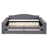 Upholstered Daybed With Storage Armrests, Trundle And Latest Integrated Bluetooth Audio System