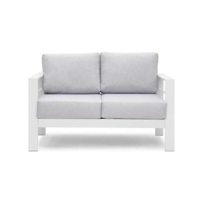 Patio All-Weather Loveseat With Thick Cushions