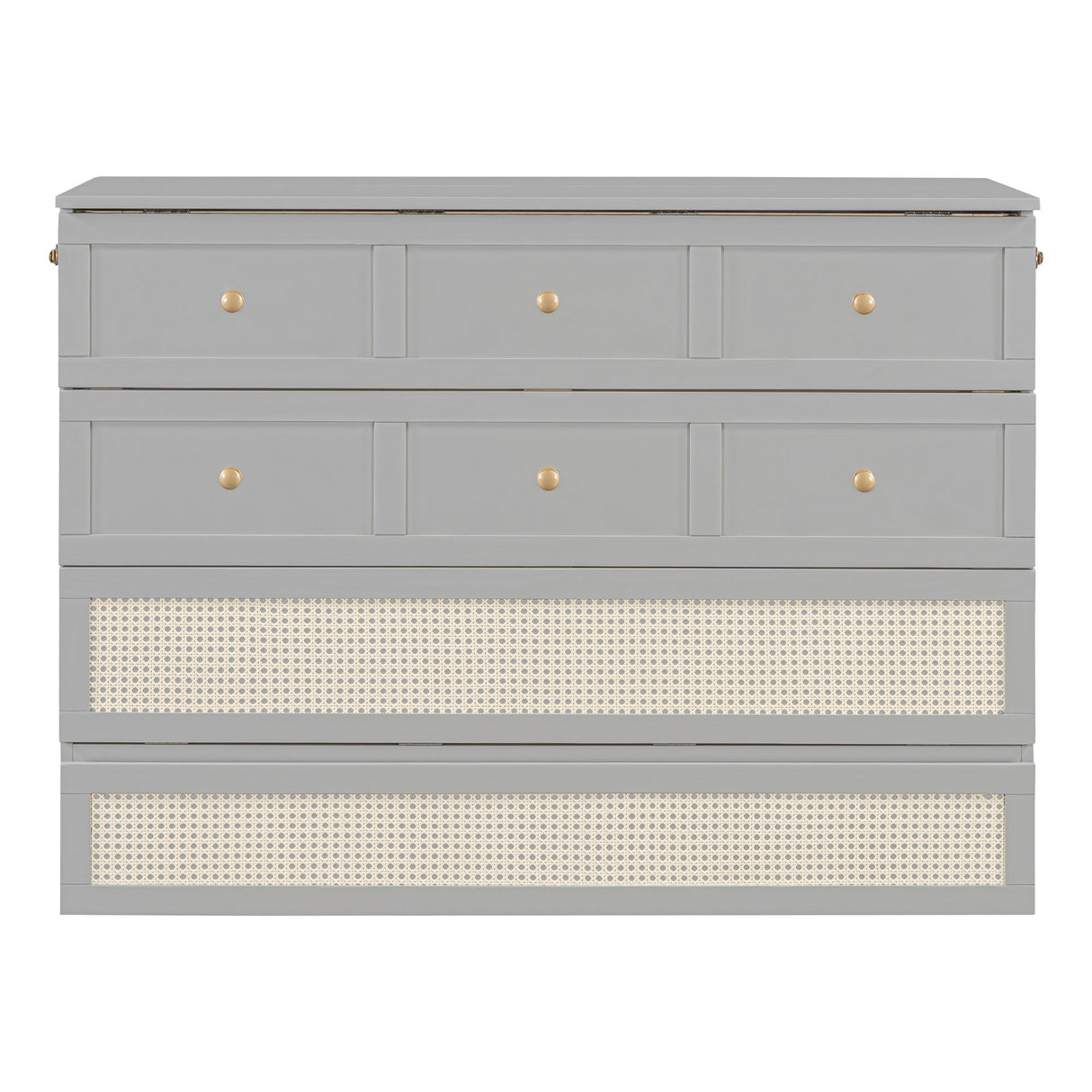 Murphy Bed With Large Drawers, Space Saving Design