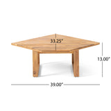 Mirabelle - Corner Chair, Coffee Table - Teal