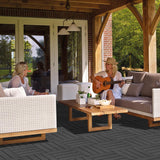 Plastic Interlocking Deck Tiles, Waterproof All Weather Use