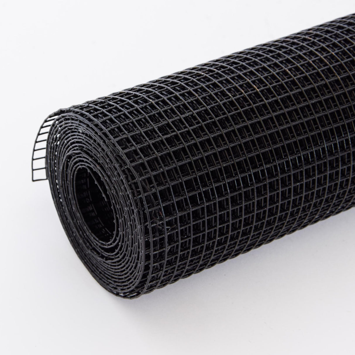 Vinyl Coated Hardware Cloth, 21 Gauge, Welded Wire Fence - Black
