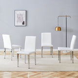 Simple And Versatile Dining Chairs With Metal Legs