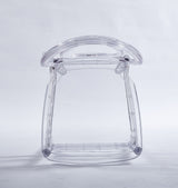 Dining Chair, Plastic Seat, Welding Chair (Set of 4) - Transparent