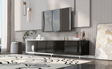 Modern Stylish Extendabletv Stand TV Cabinet For 80" TV