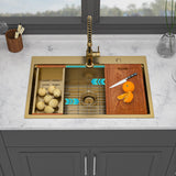 Drop In Kitchen Sink Stainless Steel 16 Gauge