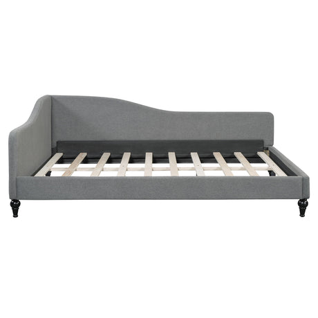 Modern L Shaped Linen Daybed With Legs