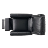 Wide Manual Standard Recliner - Black
