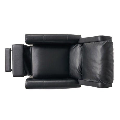 Wide Manual Standard Recliner - Black